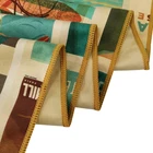 Stock Towel READY STOCK Microfiber Striped Beach Towel Quick Dry Beach Towel Custom Logo