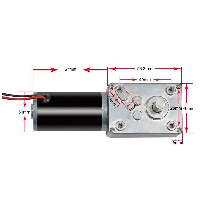 Geared Motor, 50W, 80RPM, 24VDC, 5840WG31 - detail 16