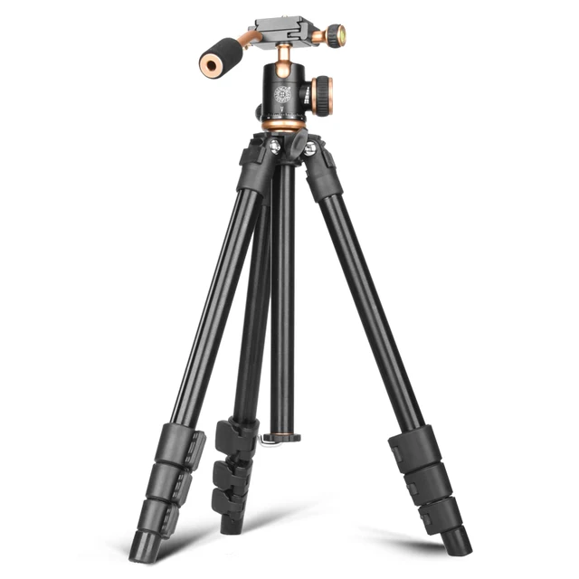 QZSD Q160S Aluminum Mirrorless Camera DSLR Camera  mini Tripod Portable Photography Live Mobile Cradle Head Tripod mini tripod