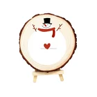 Gifts Hot Unfinished Blank Natural Wood Round Slices With Bark As Home Decoration Gifts