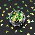 Wholesale Holographic Maple Leaf Glitter Bulk Glitter For Crafts