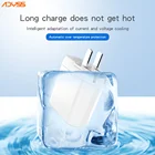 Charger Type Charger ADYSS 18w 3 Port Wall Fast Charger With Display Usb Mobile Phone Charger Eu Us Uk Wall Charger