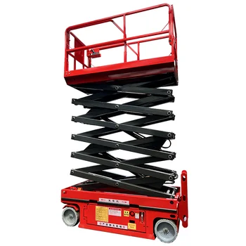 Hydraulic vertical lifting high-altitude operation platform electric mobile self-propelled scissor lift