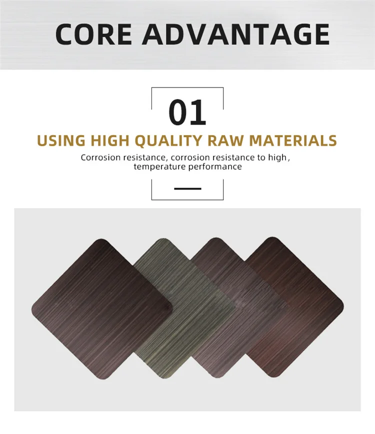 gold stainless steel plate