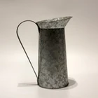 Vase Metal Vases Farmhouse Style Home Decorative Galvanized Metal Garden Vase