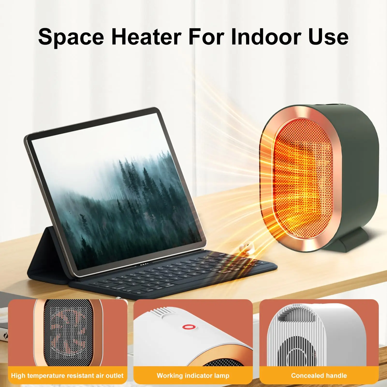 Electric Heater, Portable, PTC - detail 8