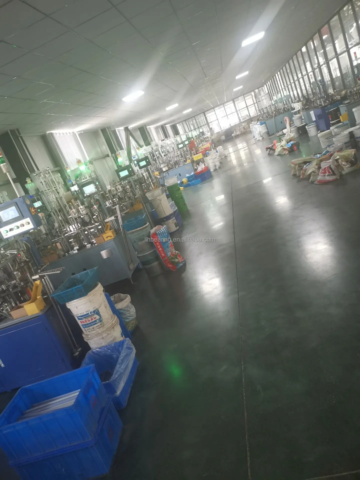 Overview inside of factory