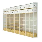 Shop Wood Shop Shelves Direct Sale Light Duty Steel And Wood Miniso Shelf Used For Boutiques And Jewelry Shop