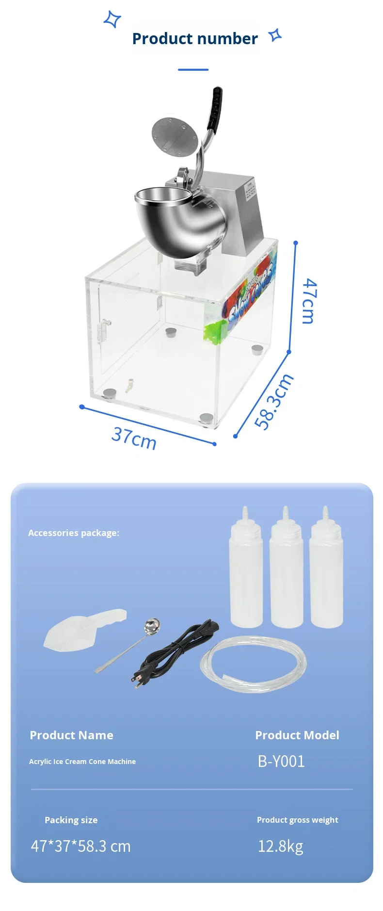 Ice Machine, 220 V, Acrylic - detail 14