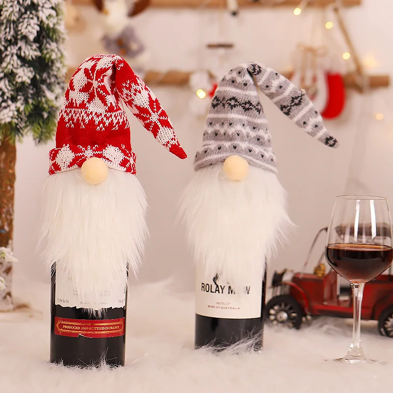 christmas hats for bottles