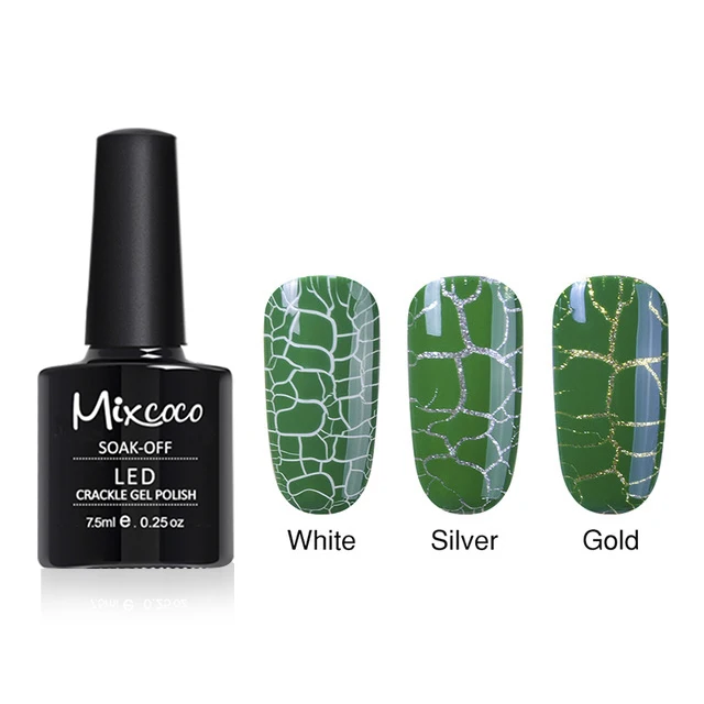 Mixcoco Brand 28 Colors Crackle Nail Polish Professional Crackle Gel Polish  With Shatter Effect - Buy Crackle Gel Polish,Crackle Nail Polish,Mixcoco Gel  Polish Product on 