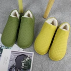 Women Fur Women Japan Style Fur Lined Clogs Winter Warm Fuzzy House Slippers Non-Slip Garden Shoes Indoor Outdoor Mules