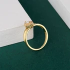 Gold Ring Women's Jewelry 2021 Hot Sale 18K Gold Zircon Ring Proposal Ring Personalized Engagement Ring