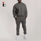 Sports Sportswear Mens Men's Sportswear Fitness Apparel Sweatsuits Cotton Grey Hoodie With Joggers Sports Sets