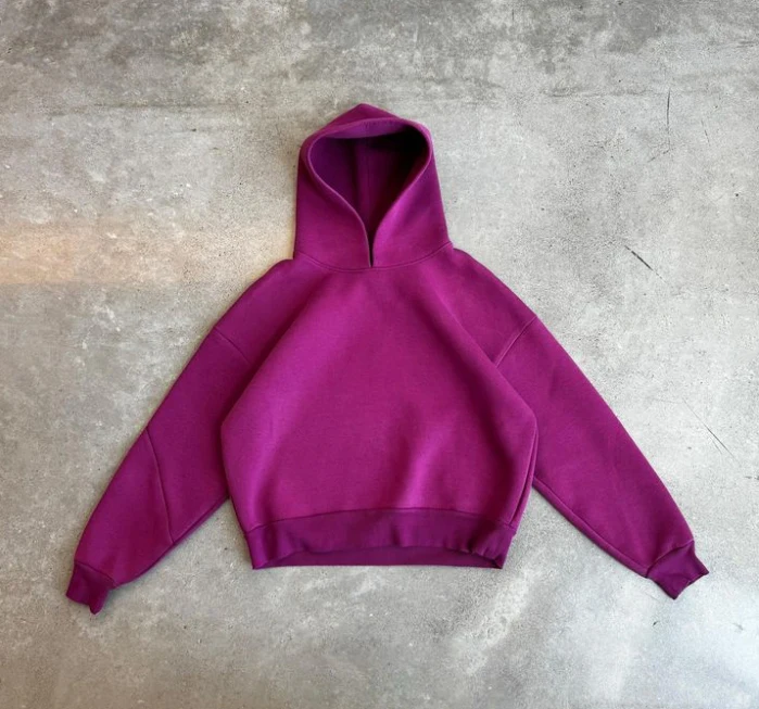 Dongguan Manufacturers Clothing Oversized Unisex Loose Plain Solid Blank Cotton Polyester Neoprene Hoodie for Men manufacture