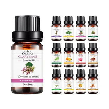 Bulk wholesale pure natural flavor fragrance essence oil skin care massage clary sage essential oil for scent machine