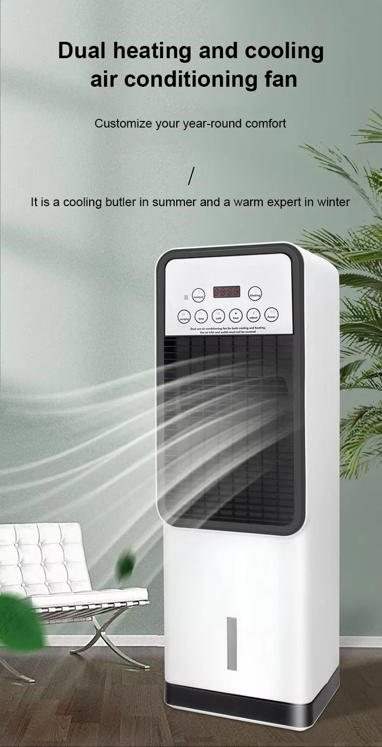 Mini Stand Air Conditioner, Portable, Battery, Plastic - detail 2