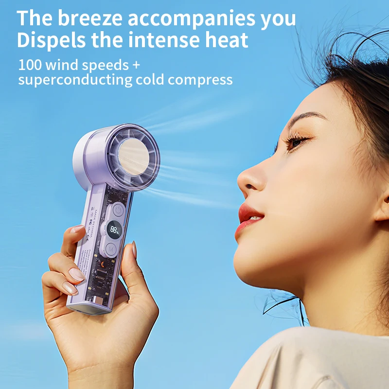 Supply Portable Mini Fan, 3-Mode, LED, MOQ - detail 6