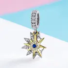 Silver Pendant SCC1135 High Quality Zircon Jewelry Sunshine Moonlight 925 Silver Pendant Charm