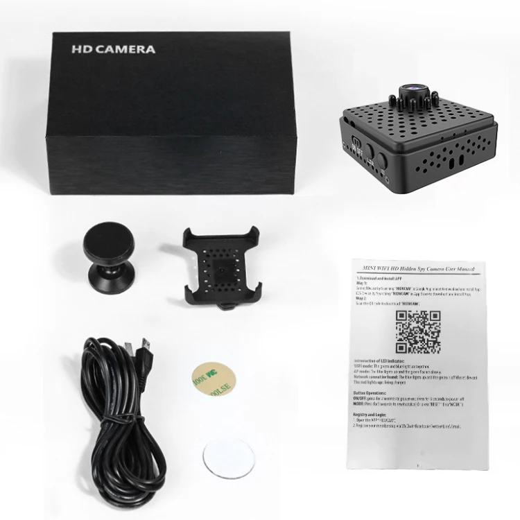 2023 Camera Night Vision Video Voice Recorder Wireless Pocket Cameras Hd 1080p Wifi Home Security W18 MINI Camera
