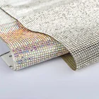 Wholesale 24*40cm Self Adhesive Rhinestone Sheets For Shoes And Clothing Decoration