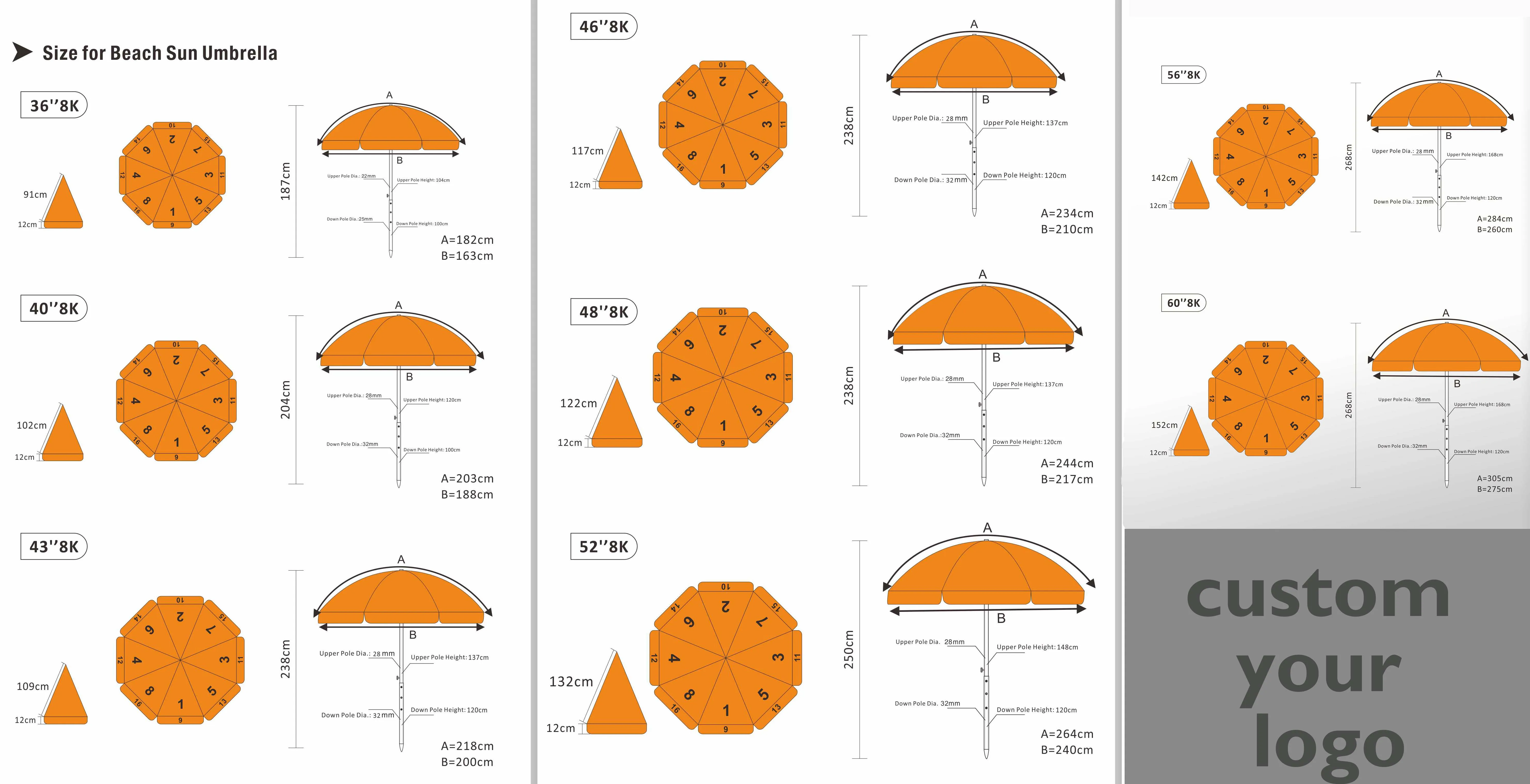 hawai parasol umbrella for fishing