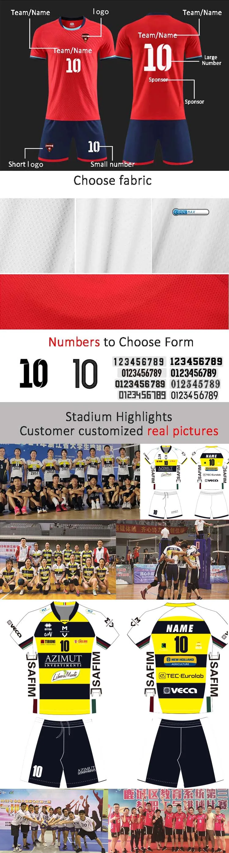 product a311 custom team volleyball jersey new sublimated long sleeves womens uniform optimal volleyball wear-12