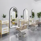 Mirror Barber Mirrors All Mirrors Full Length Salon Mirror With Lights Barber Mirrors For Hair Salon