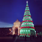 Fandiluo Custom Giant 3m 5m 10m 15m 20 Meters Led Christmas Tree Stand For Outdoor Shopping Mall Decor