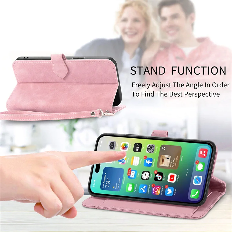 High Quality Flip PU Leather Phone Case For iPhone 15 14 13 12 11 Pro Max Xs Xr Xs Max For Samsung Galaxy S23 Ultra Wallet Case