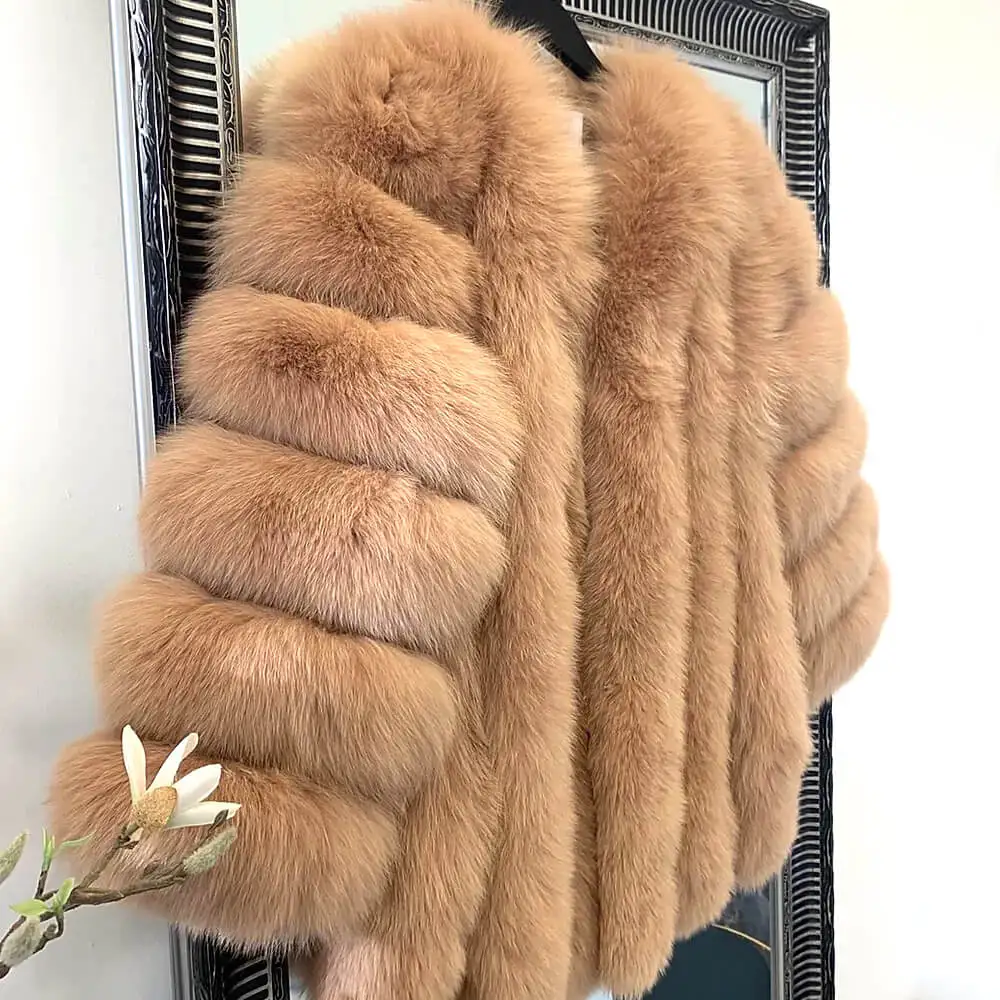 plus size genuine fur boleros