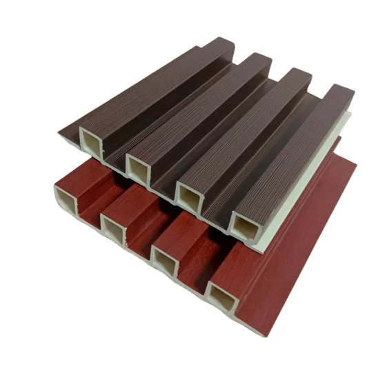 Latest Design Movable Integrated Wall Board Fluted Wall Cladding Interior WPC Wall Panel Bedroom Door Hidden Frame Door