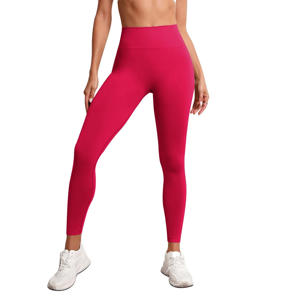 Hot Sell Quick-Drying Tights Running Yoga Gym High Leggings Active Wear Women Seamless Push Up Leggings Pants