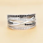 925 Silver Rings Silverrings Wedding Rings Wholesale 925 Sterling Silver Zircon Wedding Rings With Custom Logo