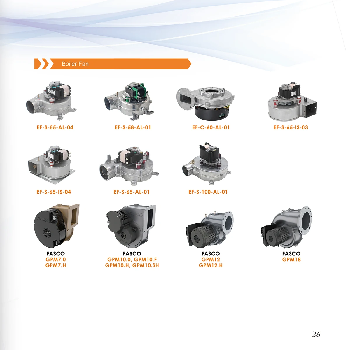 Centrifugal Fan, EF-C-60-Al-01, 60W/130W - detail 18