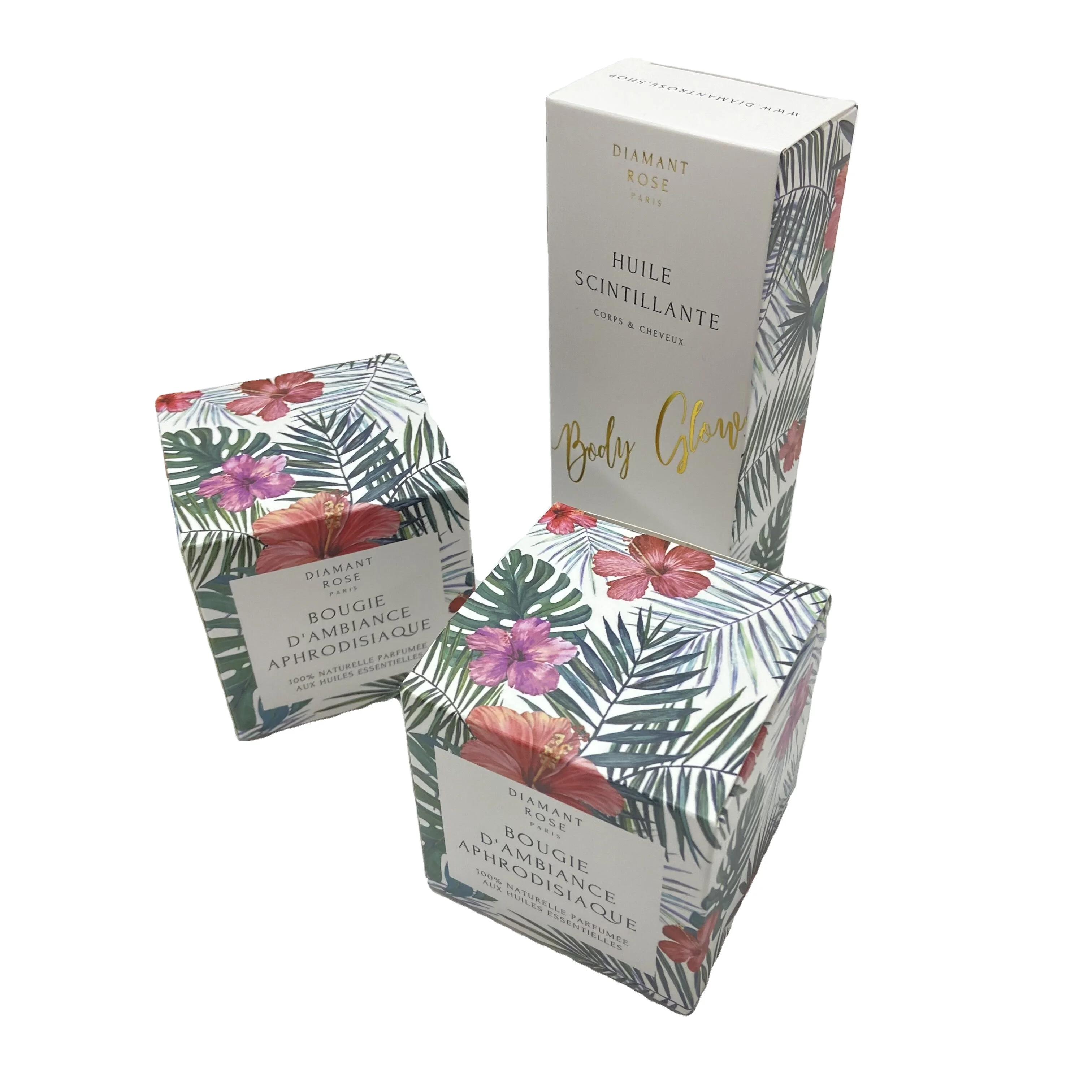Customized Gold Foil Perfume MINI Bottle Packaging Box Black Cardboard Magnetic Perfume Vial Box factory