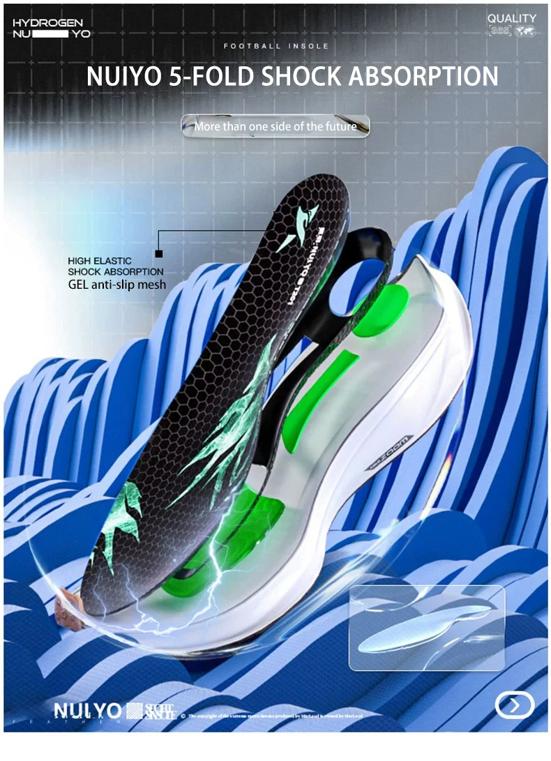 Football Sports Insoles with TPU Torsion Support & Shock Absorption Football Sports Insoles with TPU Torsion Support & Shock Absorption