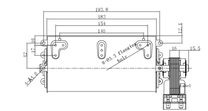 Cross Flow Fan, Gas, Oven Parts - detail 12