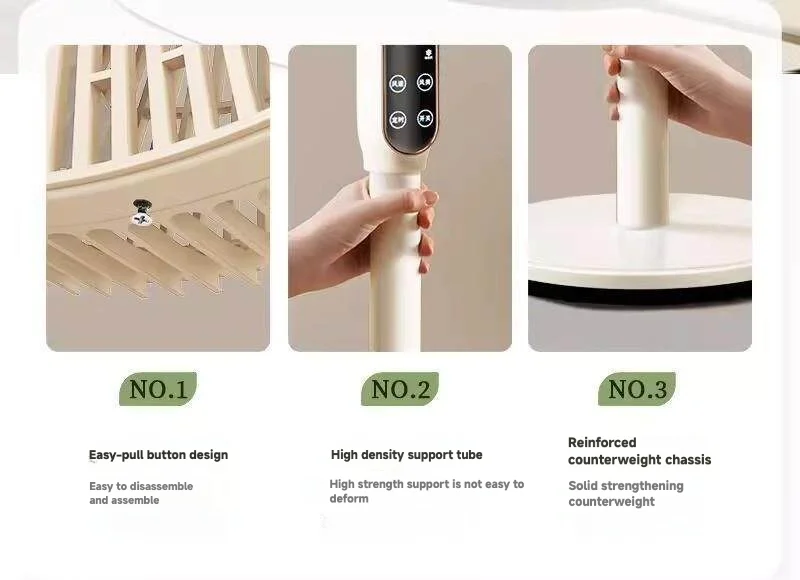 Speeds Silent Stand Fan, 110v, 220v - detail 28