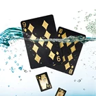 Game Cards SFT Premium Poker Marked Golden/Silver PVC Metal Sublimation Blank Paper Game Playing Cards