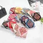 Scarf Scarf Chinese Style Tassel Multicolor Oem Spring Double Happiness Embroidered Long Scarf