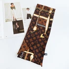 Scarf The Scarf Summer New Silk Scarf Thin Breathable Custom Scarf Beveled Edge Shawls For Ladies