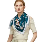 Scarf Design Digital Print 100% Silk Scarf Custom Design