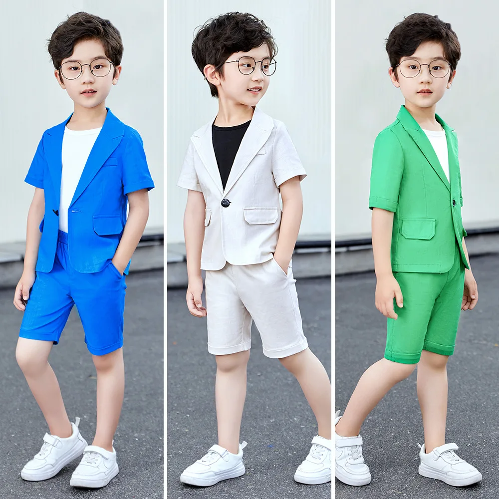 childrens short suits