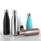 Shape Water Bottle Water 500 Ml Double Wall Vacuum Insulated Stainless Steel Cola Shape Water Bottle