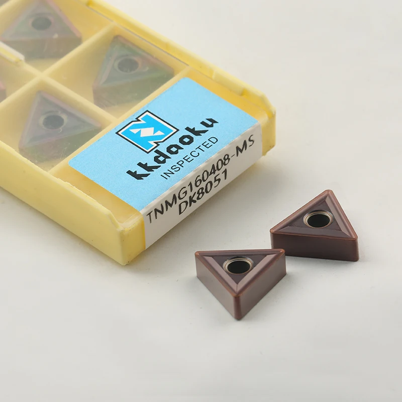 TNMG160404/08 Certified Carbide Cutting Tools CVD Origin External Turning Inserts for Efficient Steel Tungsten Cutting manufacture