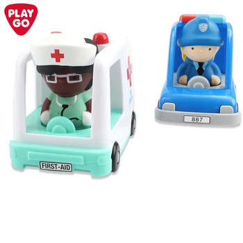 Playgo 2-in-1 Unisex Emergency Wheels Set Police Car and Ambulance Children's Toys