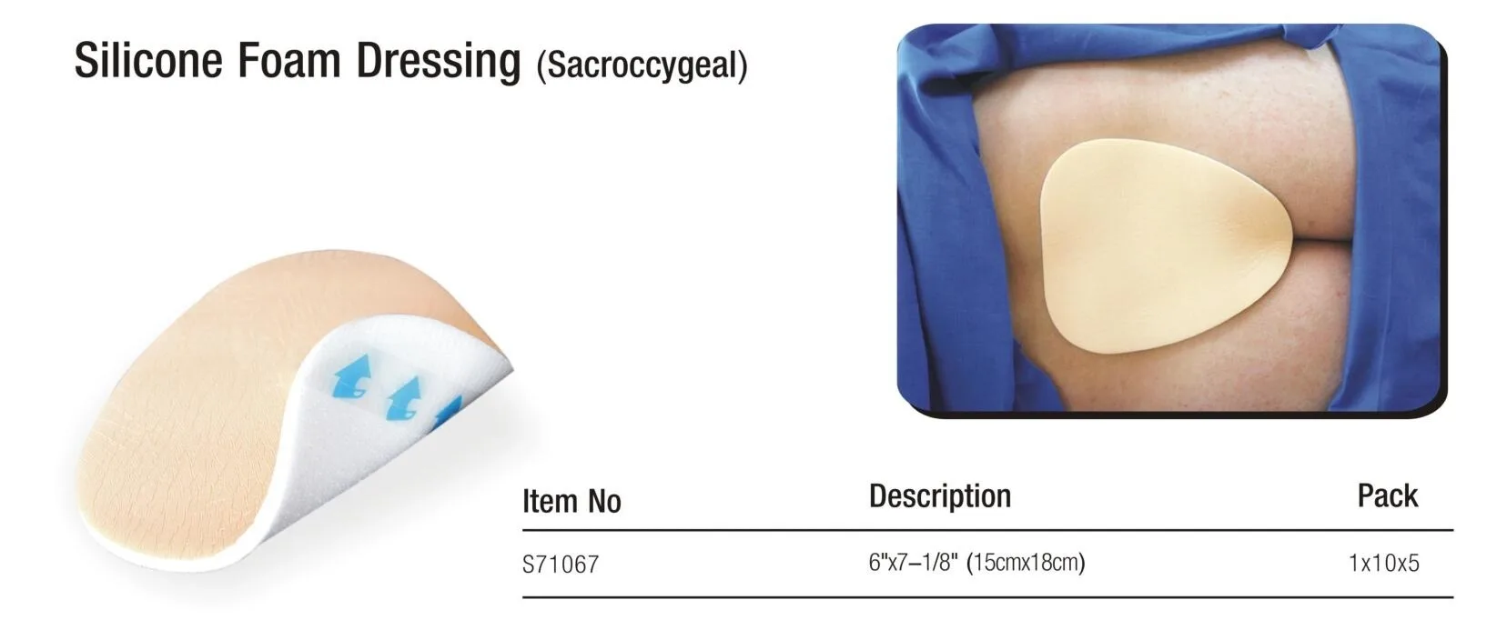 product silicone advanced wound dressings medical soft silicone absorbent foam dressing-99