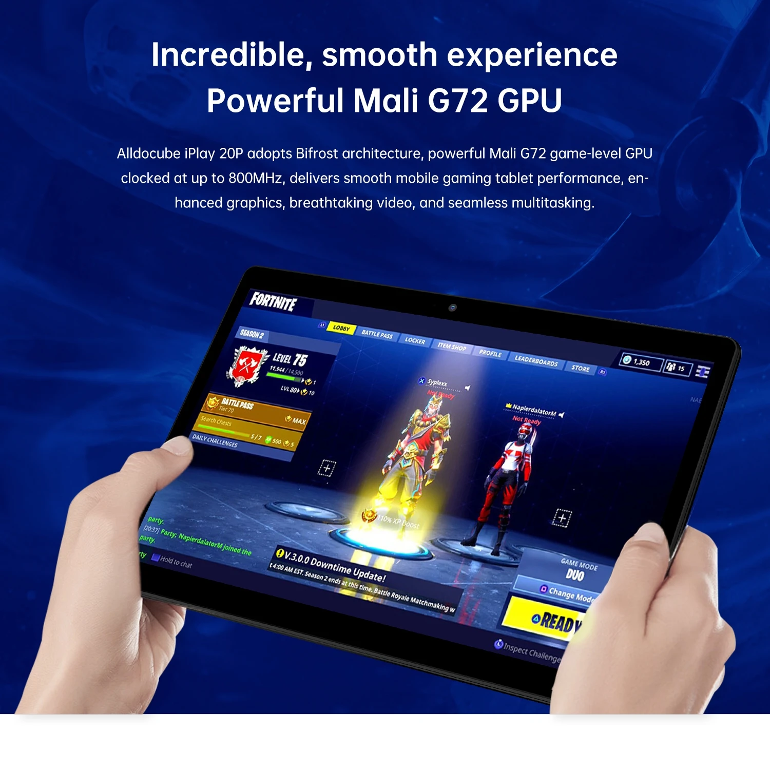 ALLDOCUBE iPlay 20P 4G Call Tablet 10.1 inch 6GB+128GB Android 11