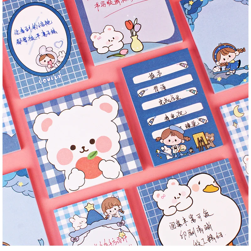 Kawaii cartoon memo pad/ S characters memo pad – ChocoStationery